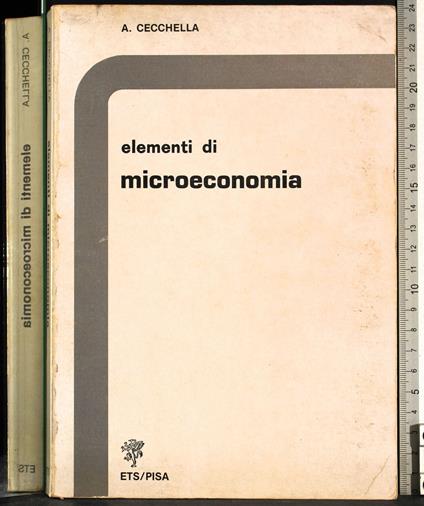 Elementi di microeconomia - A. Cecchella - copertina