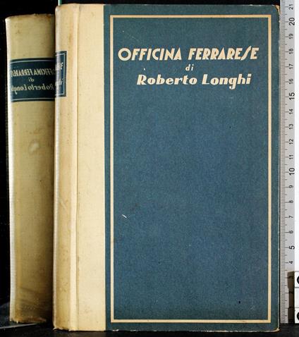 Officina ferrarese - Roberto Longhi - copertina
