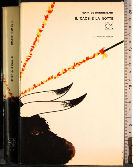 Il caos e la notte - Henry de Montherlant - copertina