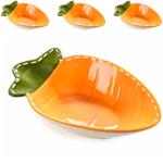 Contenitori per Alimenti in Ceramica a Forma di Carota, Piatti da Aperitivo  Set da 3 Pezzi