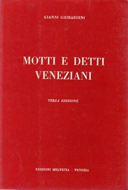Motti e detti veneziani - copertina