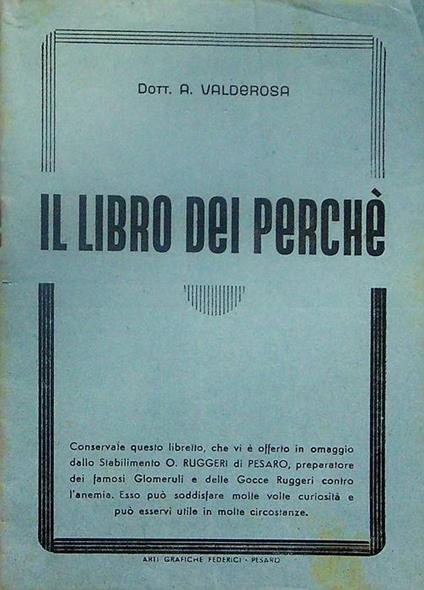 Il libro dei perché - copertina