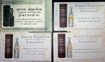 Gocce digestive: pepsino - idrocloriche: Pierandrei - copertina