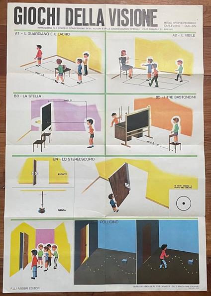 Giochi della visione: metodo optopsicopedagogico Carlevaro - Ouillon - copertina