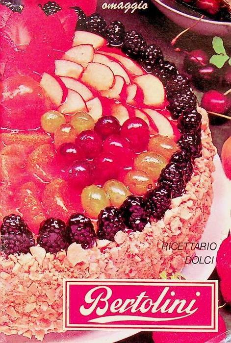 Ricettario dolci Bertolini - copertina