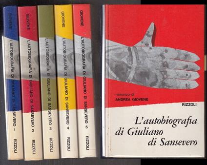 L' Autobiografia Di Giuliano Di Sansevero 1/5- Giovene- Rizzoli- Scala-Yfs156 - Andrea Giovene - copertina