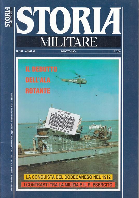 Rivista Storia Militare N.131 Dodecaneso - Albertelli - 2004 - S - Yfs37 - copertina