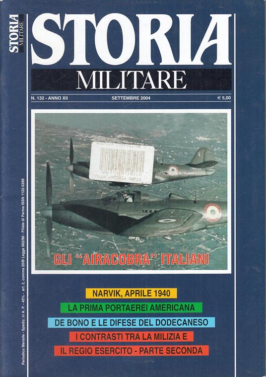 Rivista Storia Militare N.132 Marvik - Albertelli - 2004 - S - Yfs37 - copertina
