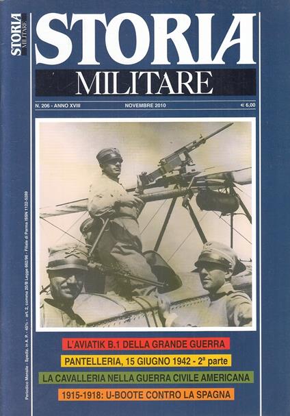 Rivista Storia Militare N.206 Pantelleria - Albertelli - 2010 - S - Yfs37 - copertina