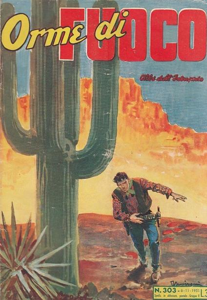 Albi Dell'Intrepido N.303 Orme Di Fuoco - copertina