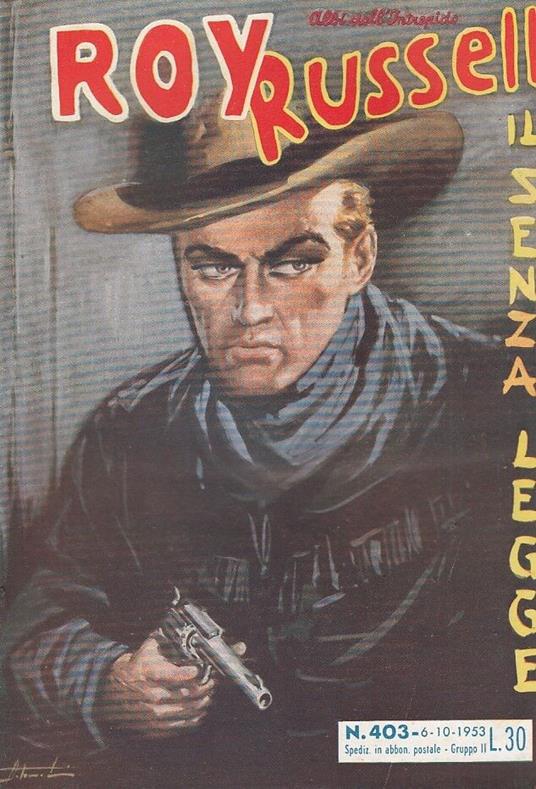 Albi Dell'Intrepido N.403 Roy Russell - copertina