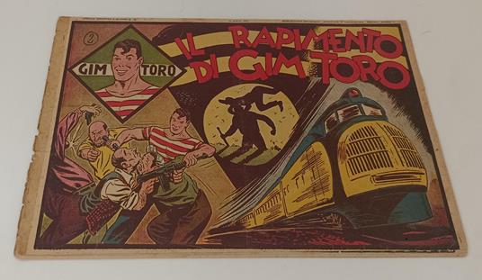 GIM TORO N.2 IL RAPIMENTO - COLLANA AVVENTURE E MISTERO - 1947 - S - RVSa117 - copertina