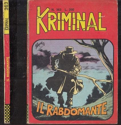 Kriminal N.363 - Magnus - Corno - 1972 . B . M23 - Magnus - copertina