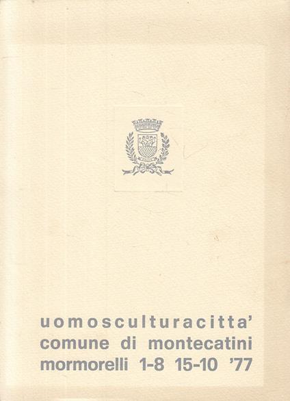 Mormorelli Uomosculturecittà Catologo - copertina