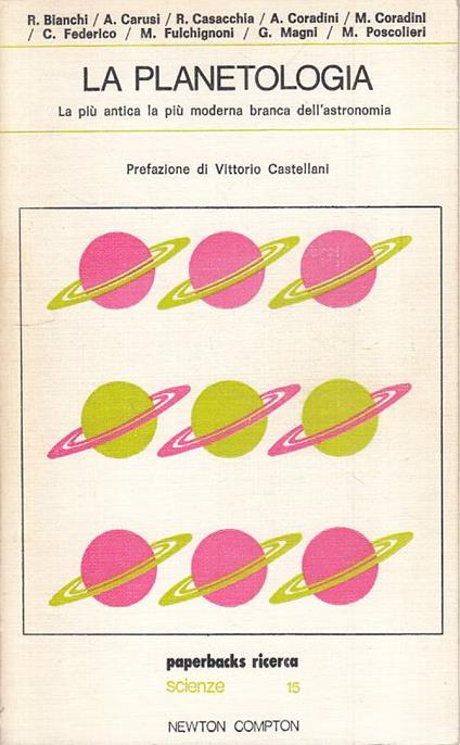 La Planetologia Branca Dell'Astronomia - copertina