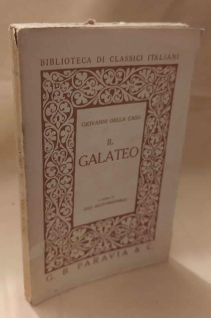 Il Galateo  - Giovanni Della Casa - copertina