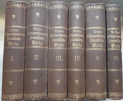 Arthur Schopenhauer Sammliche Werke In Sechs Bande - Arthur Schopenhauer - copertina