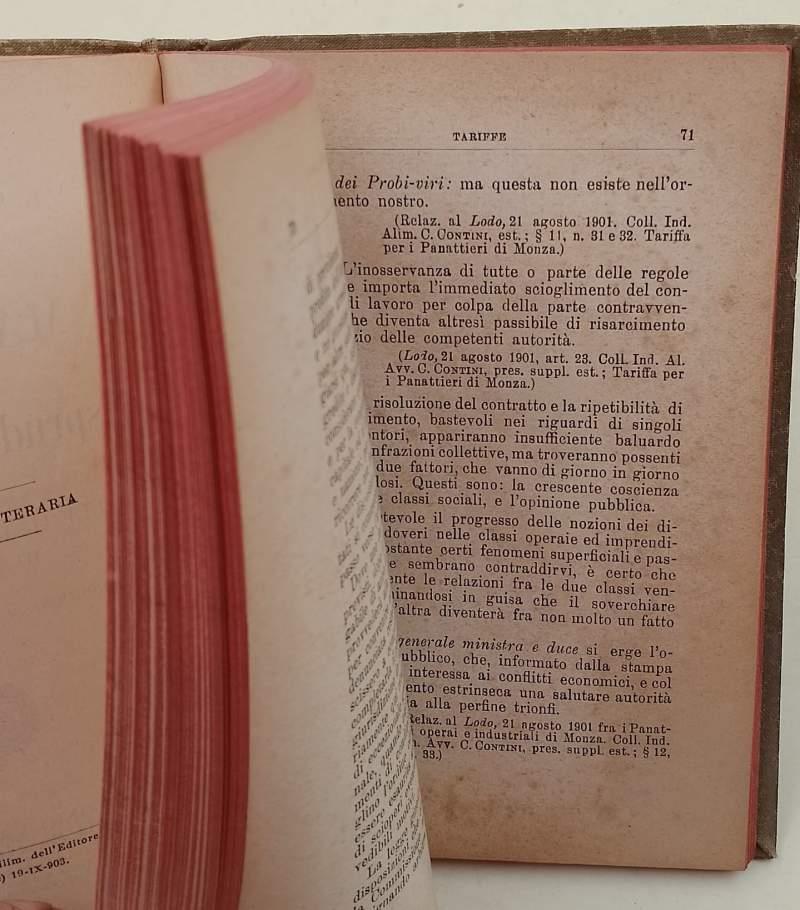 Manuale Della Giurisprudenza Del Lavoro Istituita Dai Collegi Dei Probiviri Di Milano