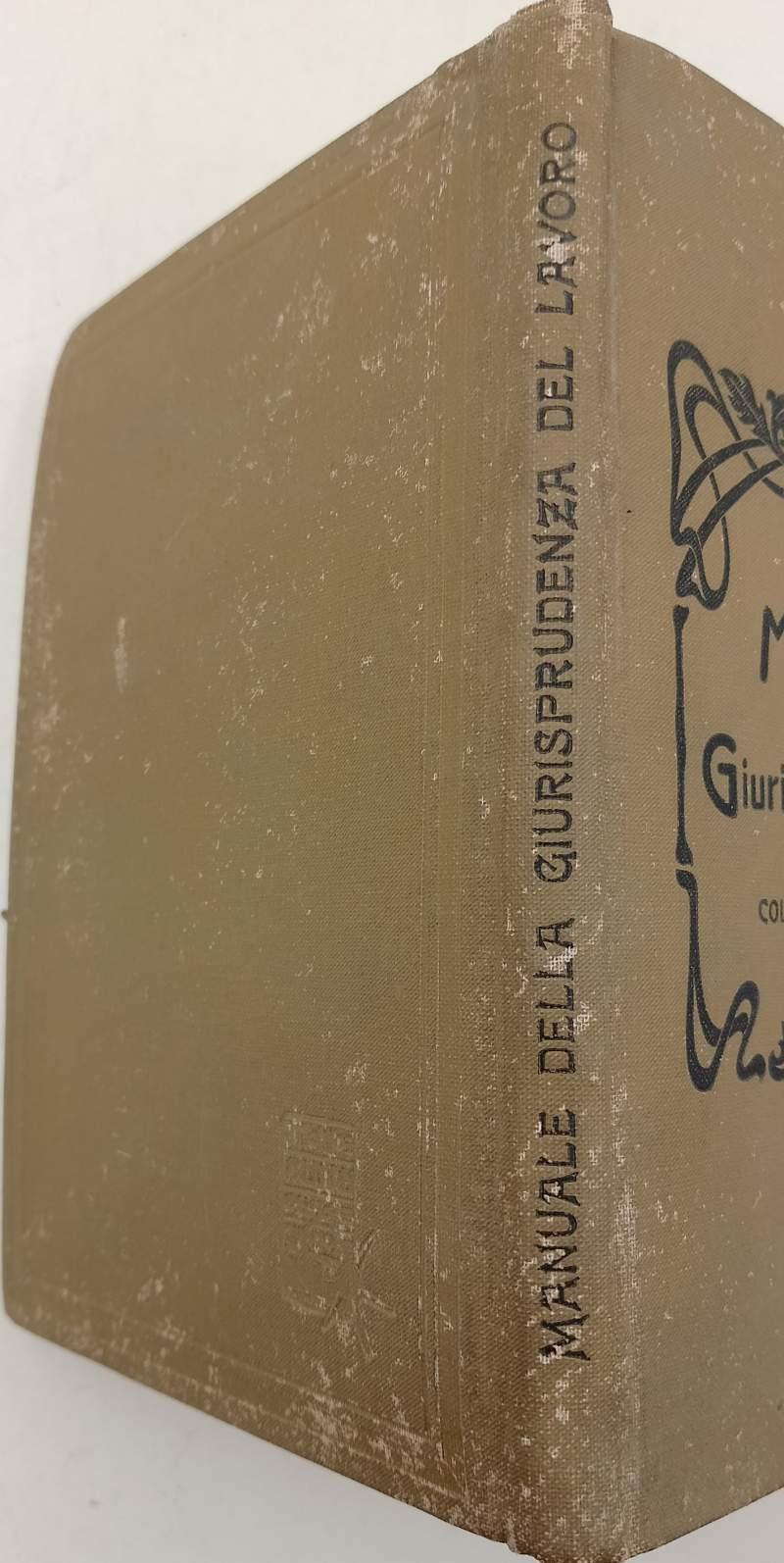 Manuale Della Giurisprudenza Del Lavoro Istituita Dai Collegi Dei Probiviri Di Milano