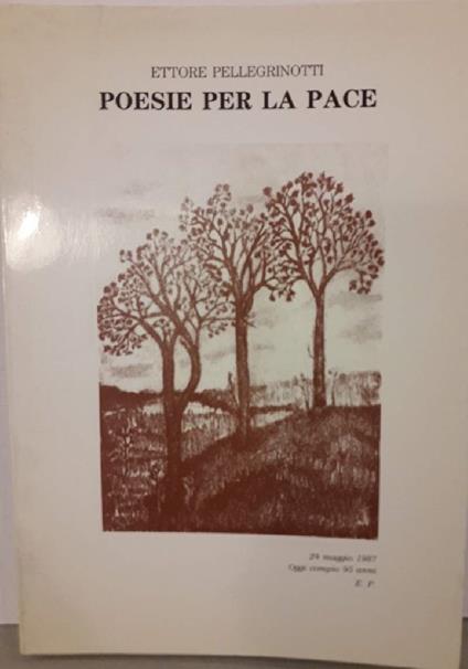 Poesie Per La Pace - Ettore Pellegrini - copertina