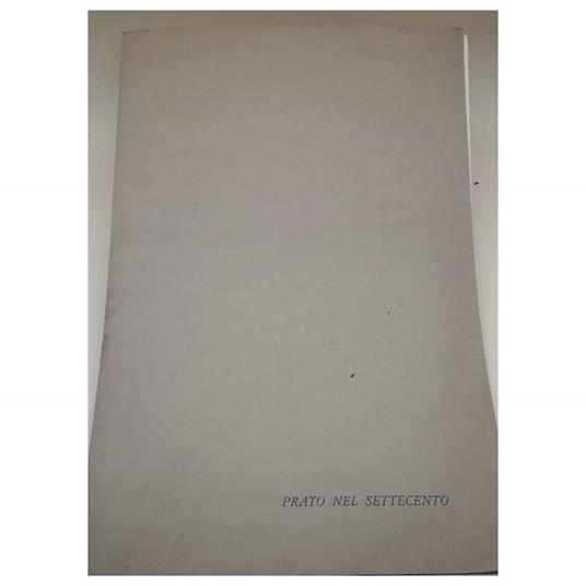 Prato Nel Settecento 6 Stampe In Cartellina - copertina