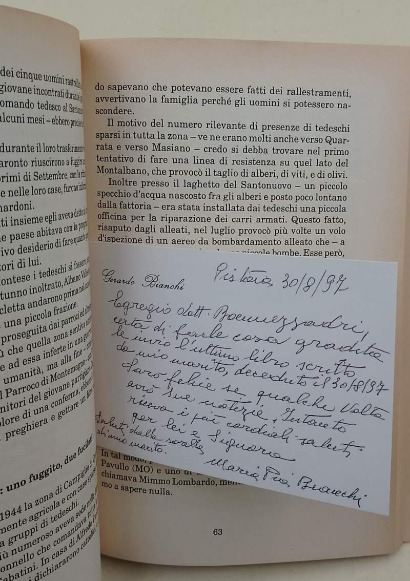 Per Non Dimenticare-Pistoia: Dal 25 Luglio Alla Carta Costituzionale-Fatti, Cronache, Commenti