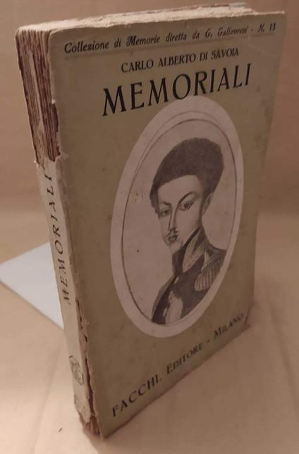MEMORIALI  - Carlo Alberto di Savoia - copertina