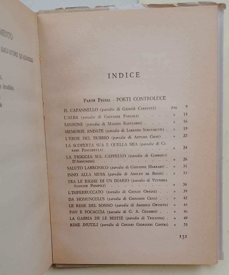 Il Libro Delle Parodie-Poeti Controluce Poeti Allo Specchio