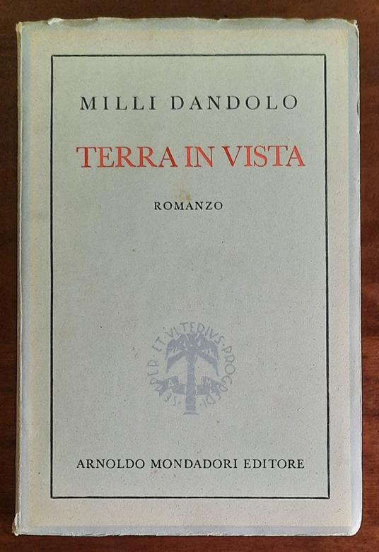 Terra in vista - Milli Dandolo - copertina