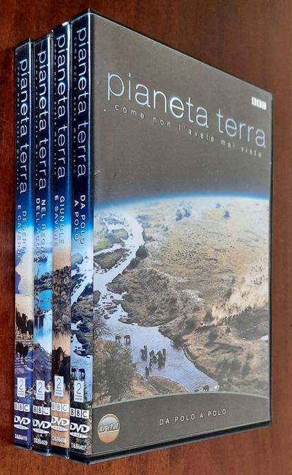 4 DVD : Pianeta Terra come non l'avete mai visto - Cinehollywood - 2007 - copertina