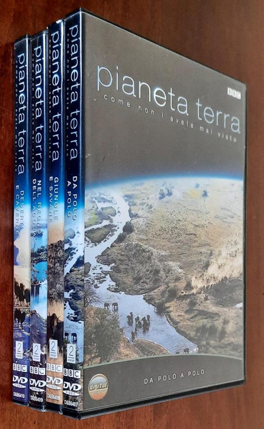 4 DVD : Pianeta Terra come non l'avete mai visto - Cinehollywood - 2007 - copertina