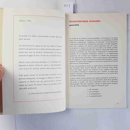 Ormonoterapia Sessuale Andropausa Prostata Cirrosi Menopausa Fibroma Maestretti - copertina
