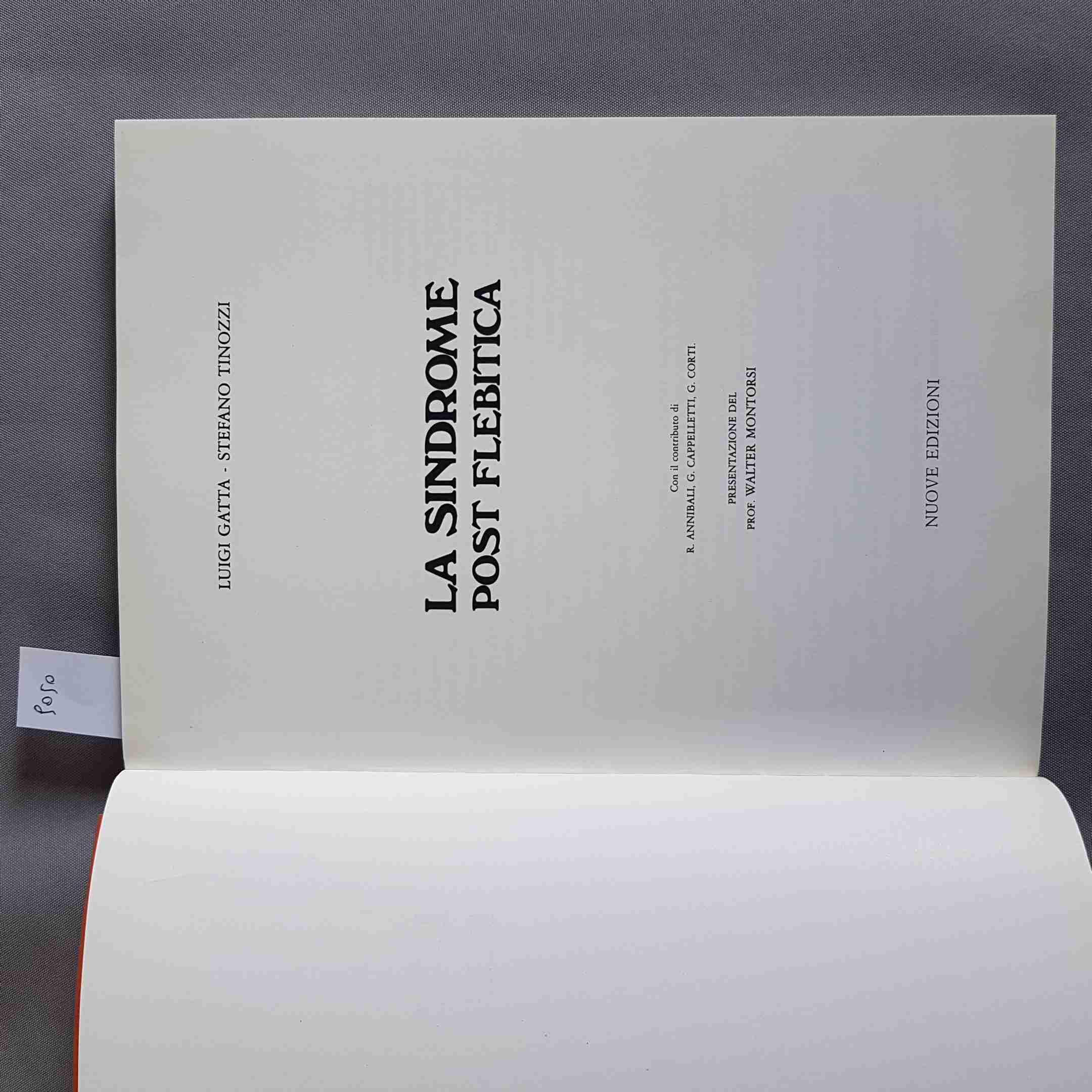 Sindrome Post Flebitica Gatta Tinozzi