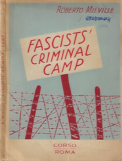 Fascists' Criminal Camp - copertina
