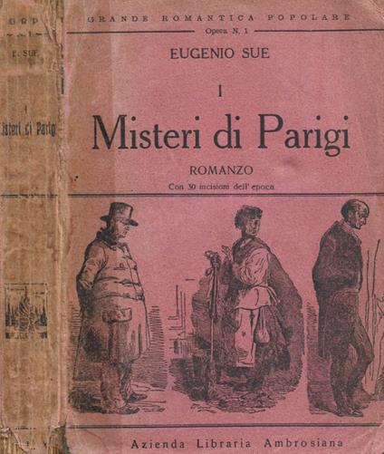 Misteri di Parigi - Eugène Sue - copertina