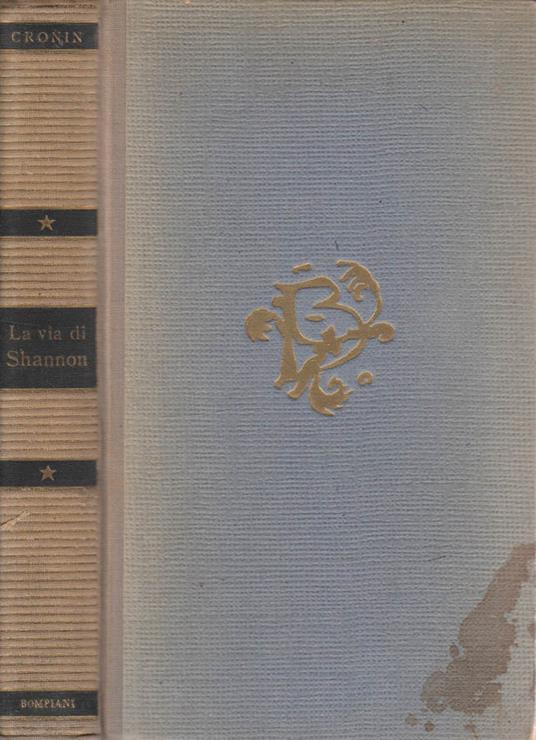 La via di Shannon - A. Joseph Cronin - copertina