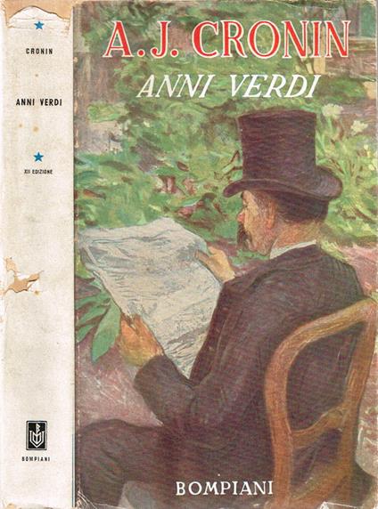 Anni verdi - A. Joseph Cronin - copertina