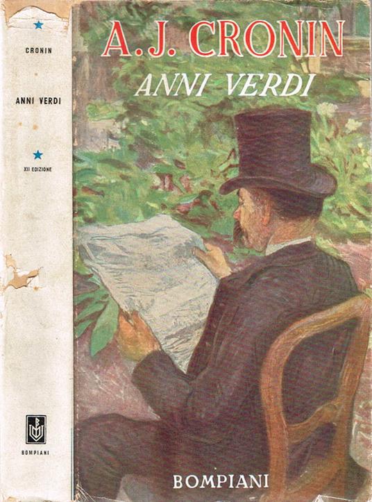Anni verdi - A. Joseph Cronin - copertina