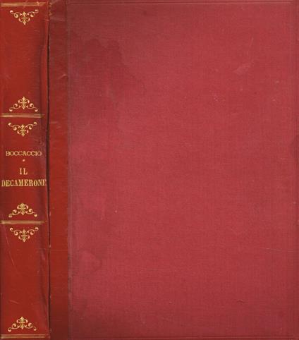 Il Decamerone - Giovanni Boccaccio - copertina