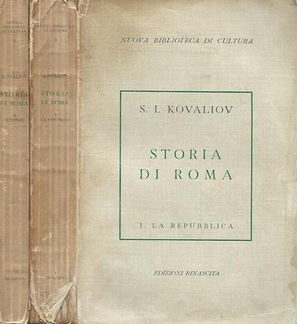 Storia di Roma - copertina