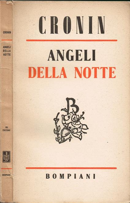 Angeli della Notte - A. Joseph Cronin - copertina