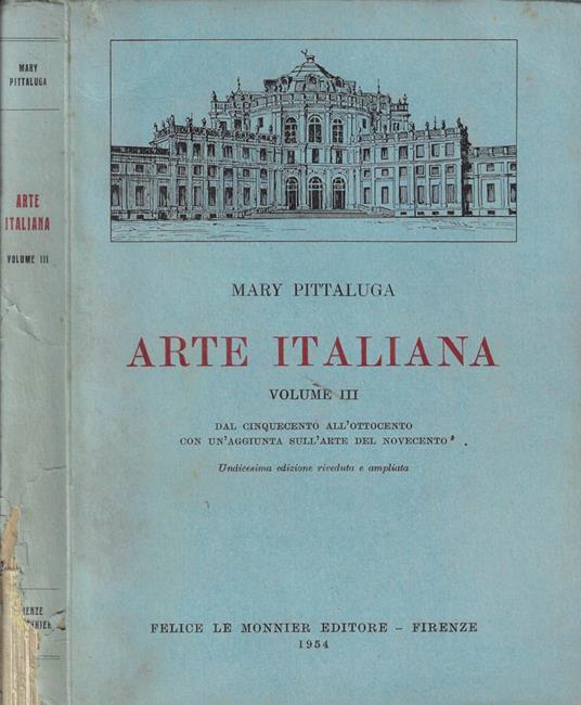 Arte italiana Vol. III - Mary Pittaluga - copertina