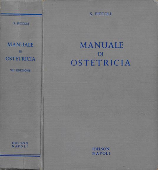 Manuale di Ostetricia - Salvatore Piccoli - copertina
