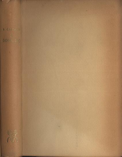 Il giornalismo - Sam Carcano - copertina