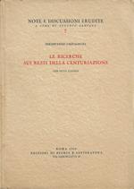 Le ricerche sui resti della centuriazione