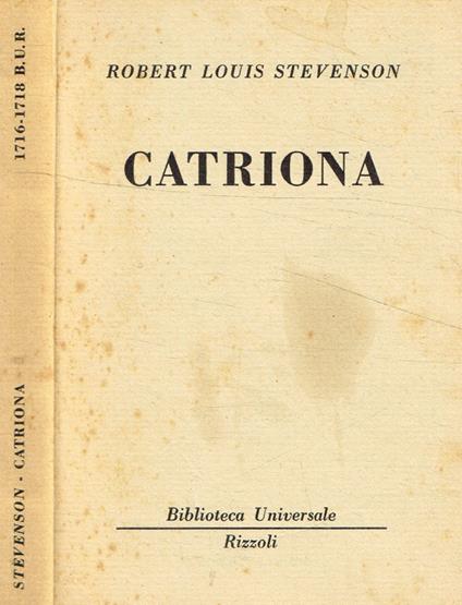Catriona - Robert Louis Stevenson - copertina