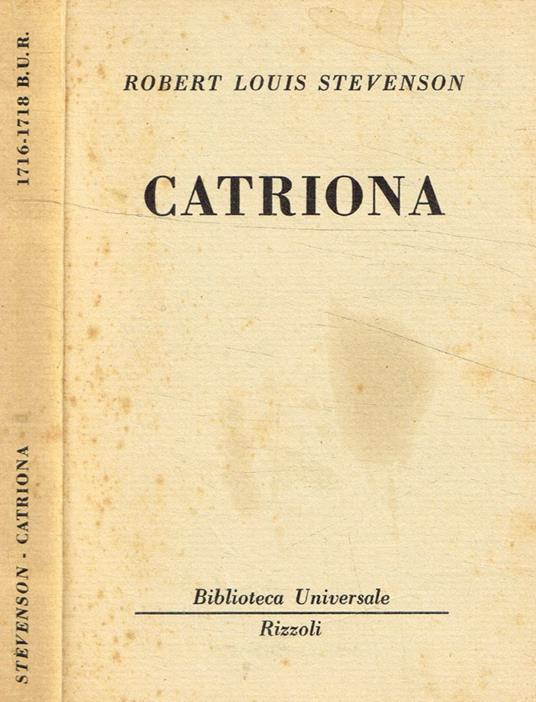 Catriona - Robert Louis Stevenson - copertina