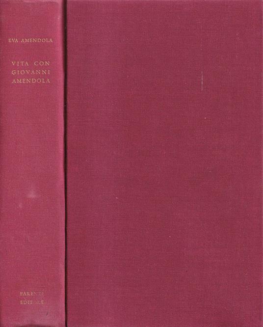 Vita con Giovanni Amendola - copertina