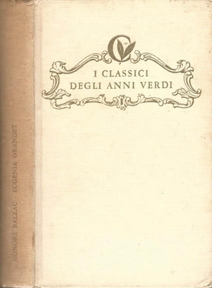 Eugenia Grandet - Honoré de Balzac - copertina