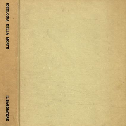 Ideologia della morte - copertina